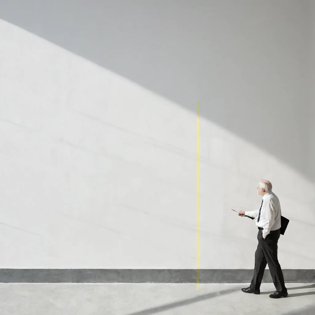 A still architectural composition representing the long, quiet patience required before compounding becomes visible.