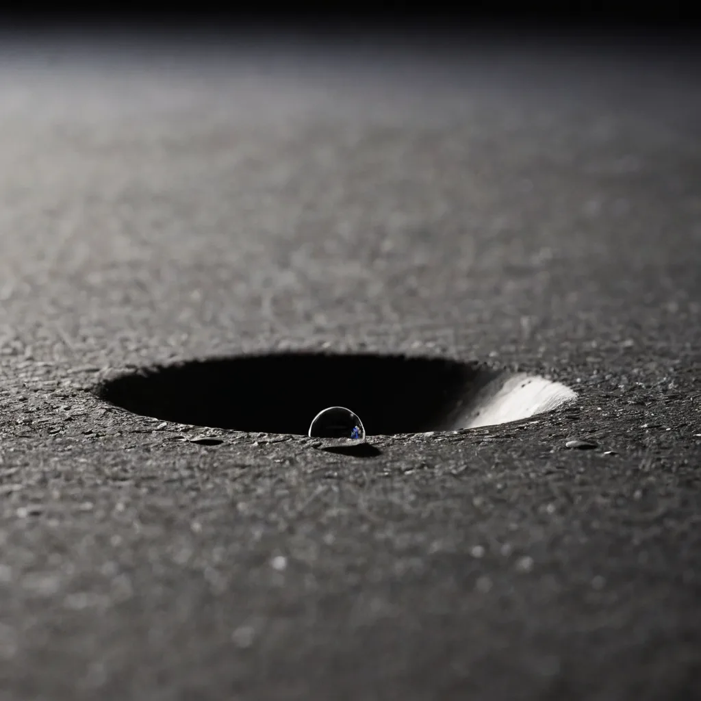 A mercury droplet poised above concrete — the precision required to recalibrate portfolio weights without disturbing the foundation.